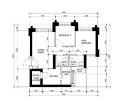 Blk 36 Skyresidence @ Dawson (Queenstown), HDB 3 Rooms #539931221